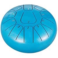 VEVOR Tambor de Lengüeta de acero 11 Nota- Tambor de Lengua de Calidad con Decoración de Cuerda y Mazos- Handpan de…